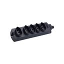 Ver imagem 1 de Régua com 5 Tomadas Margirius Tmu5-310 2p+t 10a Preta Bivolt