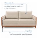 Ver imagem 4 de Sofá Living 3 Lugares Base Madeira Maciça Egito
