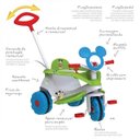 Ver imagem 4 de Triciclo Velobaby Disney Mickey Azul Brinquedos Bandeirante