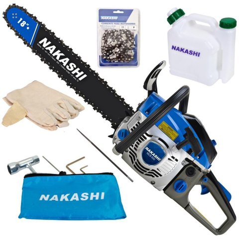 Motosserra Nakashi Ncs-500 49,3cc 2 Tempos Alta Potência