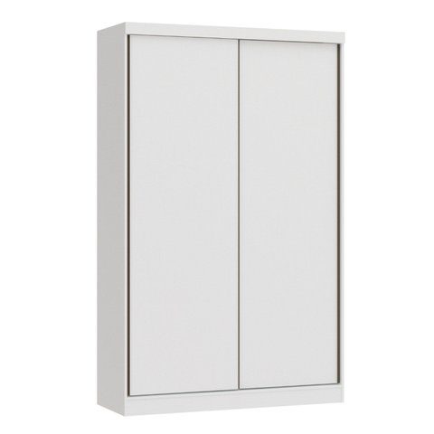 Guarda-Roupa Rubi New 2 Portas de Correr Infinity Branco/Line/-Duna