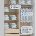 Ver imagem 6 de Guarda-Roupa Rubi New 2 Portas de Correr Infinity Branco/Duna
