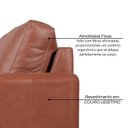 Ver imagem 5 de Sofá de Couro Legítimo Porto Rico 200 Cm