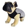Roupinha Pet Katlen Tricot com Tecido:preto/m - 1