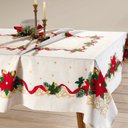 Ver imagem 3 de Toalha de Mesa Quadrada 4 Lugares Athenas Dohler Natal 105