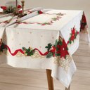 Ver imagem 5 de Toalha de Mesa Quadrada 4 Lugares Athenas Dohler Natal 105