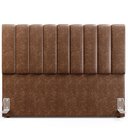 Ver imagem 5 de Cabeceira Cama Box Casal King 195 cm Dália W01 Courissimo Marrom - Lyam Decor