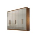 Ver imagem 1 de Guarda Roupa 6 Portas e 8 Gavetas Rizon/linea Cumaru/fendi - Novo Horizonte