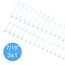 Ver imagem 2 de Wire-o Garra Duplo Anel 7/16 85 Fls Carta 3x1 Branco 100 Und