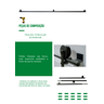 Kit p/ Porta Dupla Celeiro - Trilho Tubular 3,00 M - Preto - Al-Fer - 6