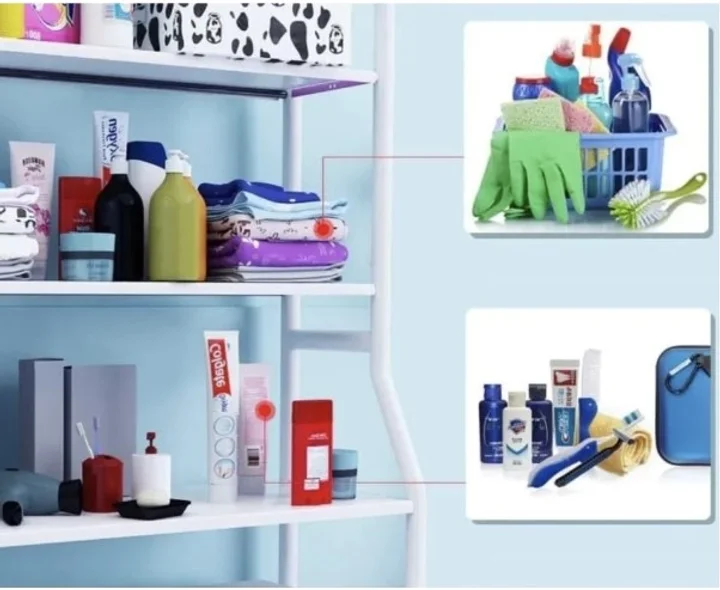 Ver imagem 6 de Rack Organizador Lavanderia Maquina Lavar Estante 3 Prateira