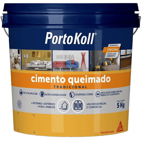 Cimento Queimado Carbono 5 Kilos - 96614 - Portokoll