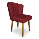 Ver imagem 2 de Cadeira de Jantar Moderna Flor - Balaqui Decor Cor:vermelho