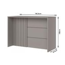 Ver imagem 4 de Módulo Cozinha Henn Belize Gourmet Cinza-henn