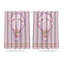 Ver imagem 4 de Kit Cortina + 3 Capas Almofadas Infantil Ursinha Baloeira