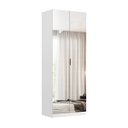 Ver imagem 4 de Guarda Roupa Modular 2 Portas Espelho com Gavetas 90 Cm Altezza Belmax:branco