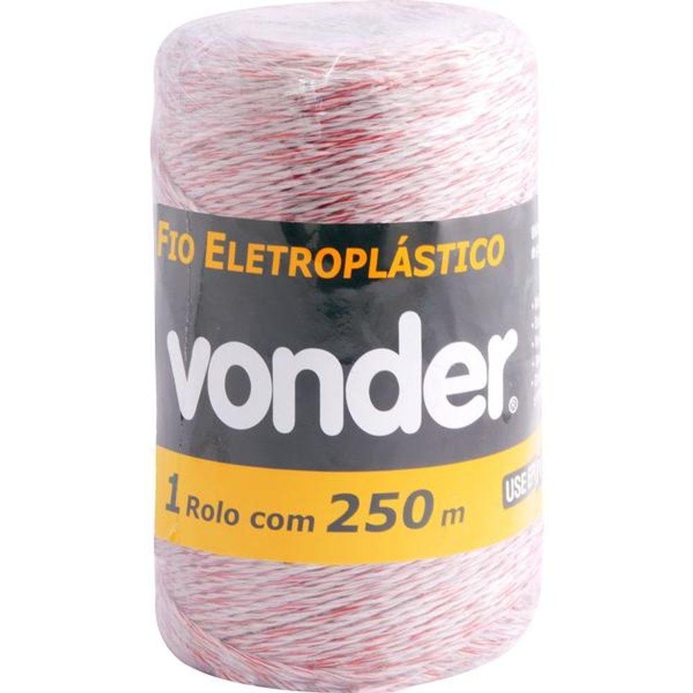 Fio Eletroplástico 2,0mm 12.500v 250 Metros - 2