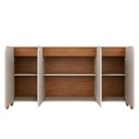 Ver imagem 3 de Buffet Aparador Memphis 4 Portas Off White/cedro - Casa D