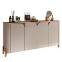 Ver imagem 1 de Buffet Aparador Memphis 4 Portas Off White/cedro - Casa D