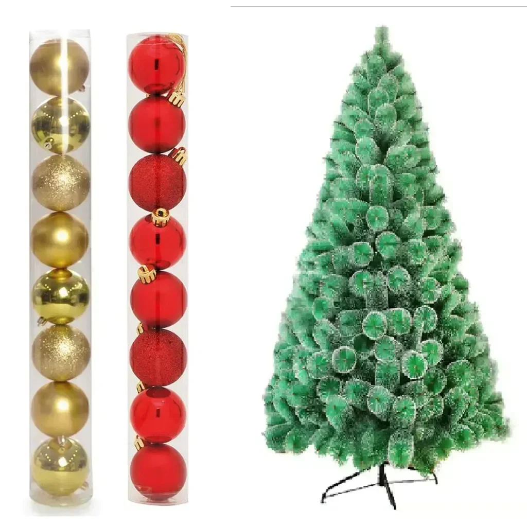 Ver imagem 1 de Arvore de Natal Pinheiro Nevada 1,2 Metros 90 Galhos com Enfeites