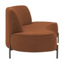 Ver imagem 7 de Sofá Orgânico 2 Lugares 150cm Argos Pés Titânio Linho Terracota - Nexta Casa