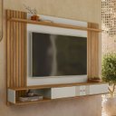 Ver imagem 2 de Painel Tv 70 Pol e Bancada Suspensa 180cm Yany Off/nature Z49 - Mpozenato
