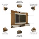 Ver imagem 3 de Painel Tv 70 Pol e Bancada Suspensa 180cm Yany Off/nature Z49 - Mpozenato