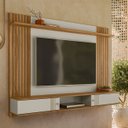 Ver imagem 7 de Painel Tv 70 Pol e Bancada Suspensa 180cm Yany Off/nature Z49 - Mpozenato