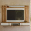 Ver imagem 6 de Painel Tv 70 Pol e Bancada Suspensa 180cm Yany Off/nature Z49 - Mpozenato