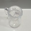 Ver imagem 2 de Jarra de Vidro 1,6L Transparente 20x10x10cm Água Suco Chá Bebidas Mesa Detox