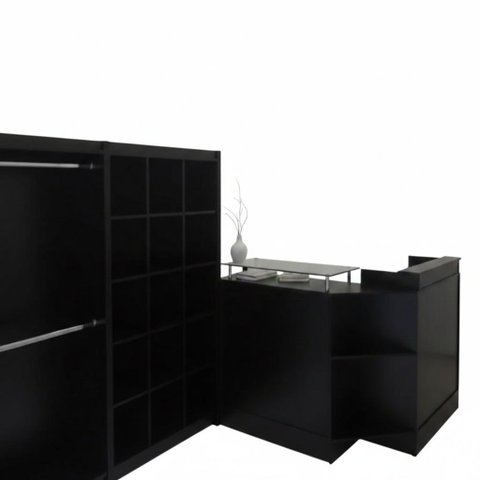 Kit Loja 100% Mdf Preto - Suprema Móveis