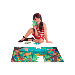 Quebra-Cabeça 48 Peças Grandes Animais da Amazônia Toyster - 4