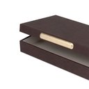 Ver imagem 3 de Caixa Decorativa em Mdf com Revestimento em Pu Marrom 31cm 22898 Mart