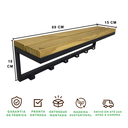 Ver imagem 6 de Cabideiro Strassis Design Sd-5005 Preto
