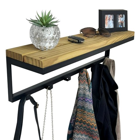 Cabideiro Strassis Design Sd-5005 Preto