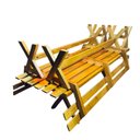 Ver mais imagens de Mesa para Área Externa e 4 Bancos com Encosto Kit Churrasco Yescasa Mel Amarelo