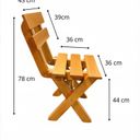 Ver imagem 6 de Conjunto Mesa para Jardim com 4 Bancos Kit Churrasco Yescasa
