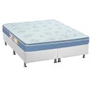 Ver imagem 1 de Cama Box King Colchão Espuma Castor D45 Sleep Max + Base CRC Courano White(193x203)