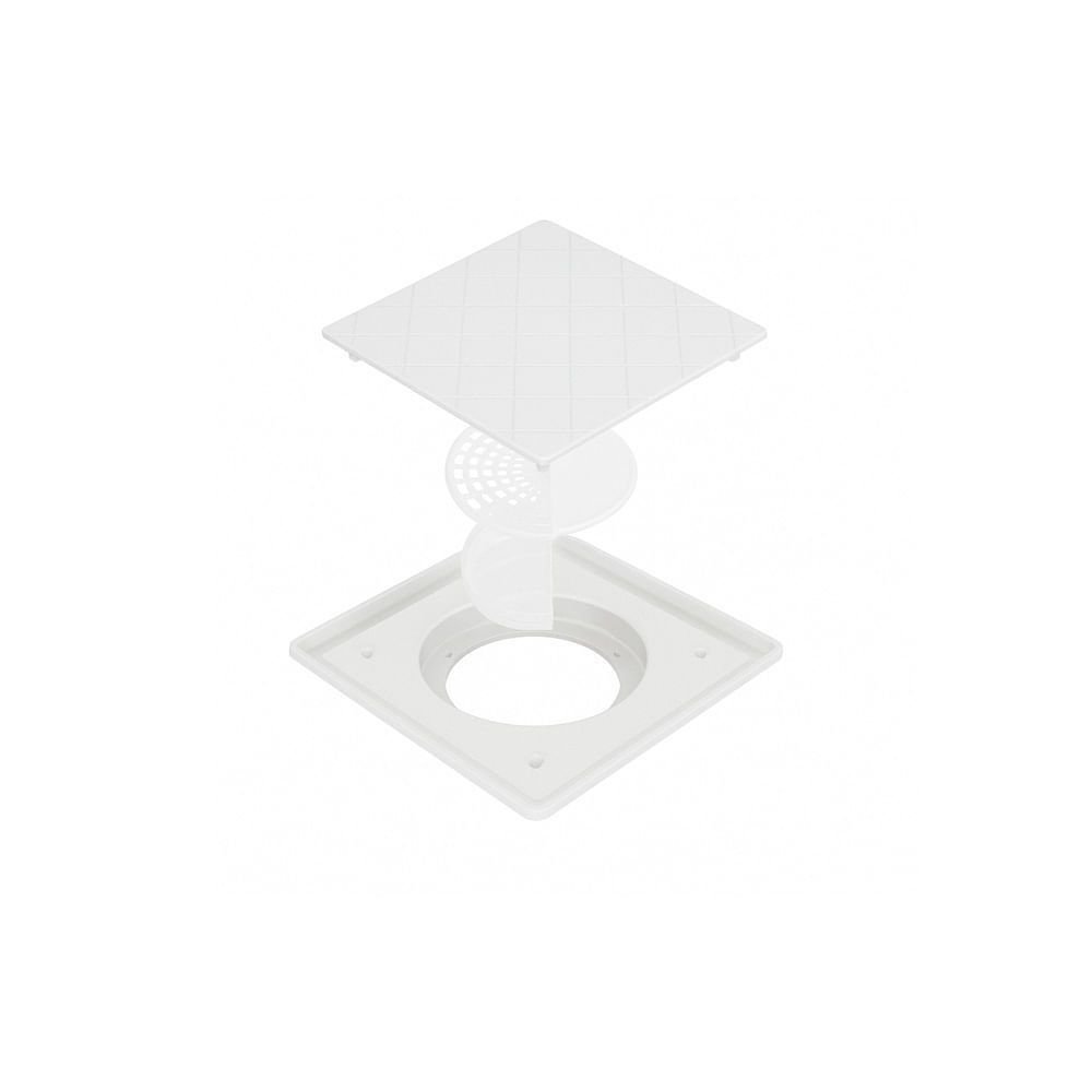 Ralo Linear Oculto Tampa Rasa 10x10cm - Multicerto - 1