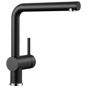 Torneira Cozinha Monocomando, Metal Nobre, Bico Extensor Acabamento: Premium; Cor: Preta