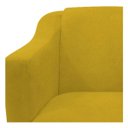 Ver imagem 6 de Kit 2 Poltronas Decorativas Catar Suede Amarelo - Adj Decor