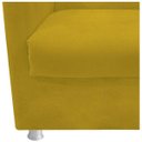 Ver mais imagens de Kit 2 Poltronas Decorativas Catar Suede Amarelo - Adj Decor