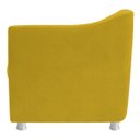 Ver imagem 4 de Kit 2 Poltronas Decorativas Catar Suede Amarelo - Adj Decor
