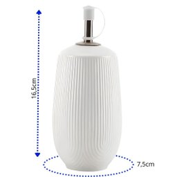 Azeiteiro em Cerâmica Branco Oasis 250ml - 2