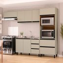 Ver imagem 1 de Armário de Cozinha Modulada Completa 4 Peças 270cm sem Tampo 250029 Koya Politorno Móveis