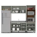 Ver imagem 5 de Armário de Cozinha Modulada Completa 4 Peças 270cm sem Tampo 250029 Koya Politorno Móveis