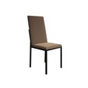 Ver imagem 5 de Conjunto de Jantar Mesa Mônaco Premium 90cm Branca com 4 Cadeiras Estofadas Marrom - Cor: Preto