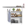 Tábua de Passar Armário Lavanderia 2 Portas Multimóveis Cr30035 Branco - 5