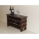 Ver imagem 4 de Adega para Vinho 18 Garrafas Cor Imbuia C06
