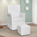 Ver imagem 1 de Poltrona para Amamentação Suzi com Puff - Branco